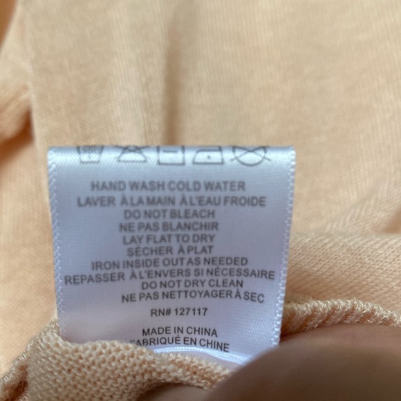 Designer Belle Badgley Mischka XS silk/cotton fine blend sweater. NEW - Picture 5 of 10